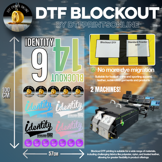 Custom DTF Blockout Heat Transfers Gang Sheet