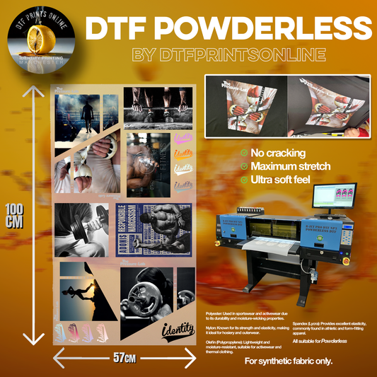 Custom DTF Powderless Heat Transfers Gang Sheet