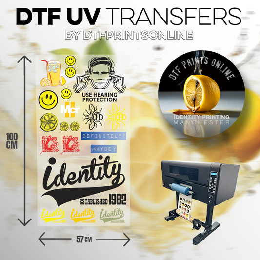 Custom DTF UV Transfers Gang Sheet